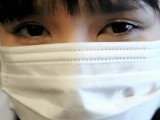 Cute Japanese Girl Tries On Masks