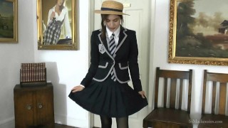 St Mackenzie's   Lola Strips As She Teases You With Her Smart Uniform” Loading=”lazy