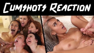 GIRL REACTS TO CUMSHOTS   HONEST PORN REACTIONS (AUDIO)   HPR03