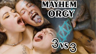 Hardcore Alternative ORGY   3 On 3 Anal Fuck   ATM, Gape, DP, Facial   Mina K, Eden Ivy, Anuskatzz” Loading=”lazy