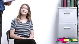 Cute Teen Gets Shy After Getting Naked